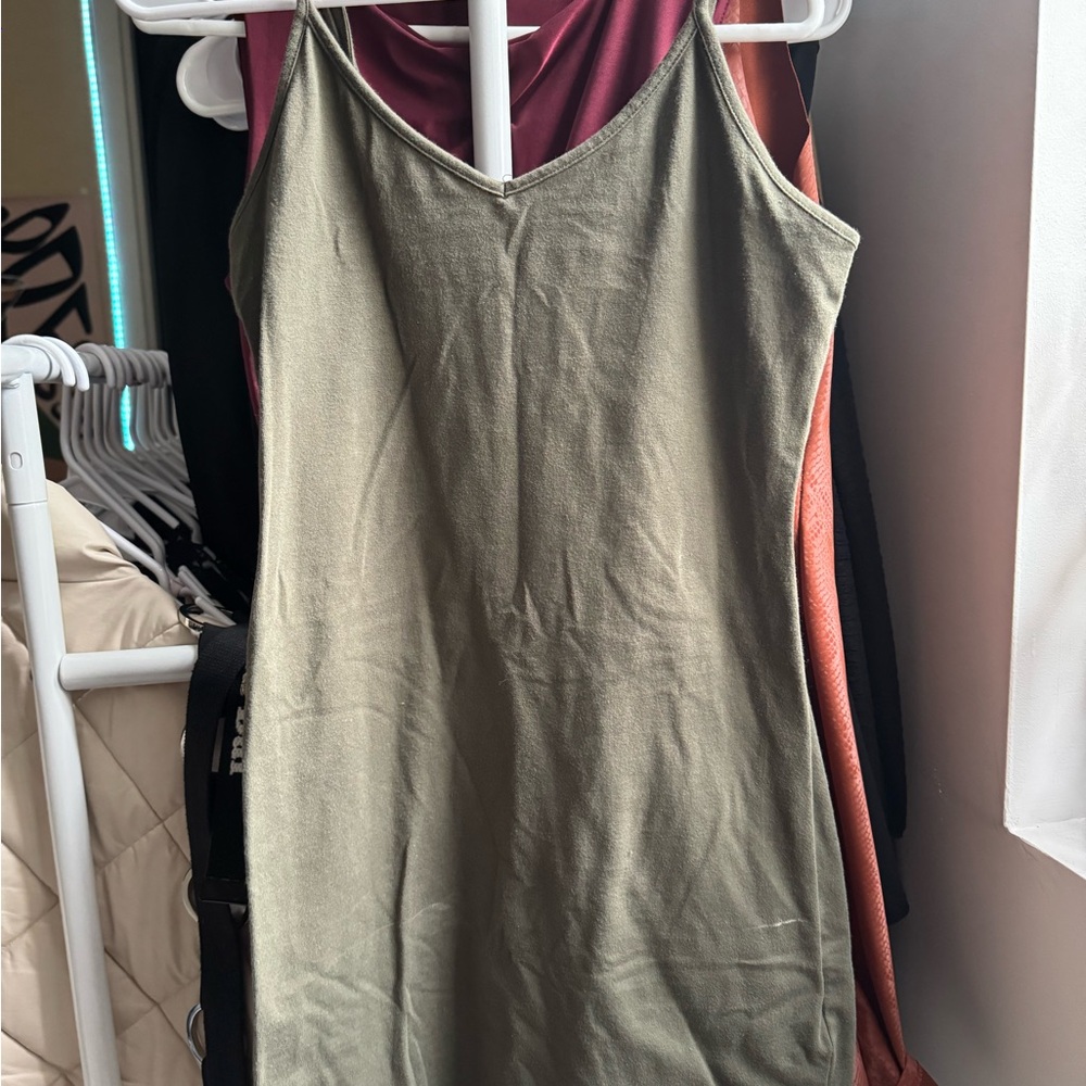 Green Dress Mini Dress